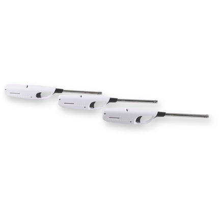 3x Compacte BBQ Starter – Wit - Navulbare Aansteker voor Snel en Gemakkelijk BBQ Aansteken – 4cm x 2cm x 28cm