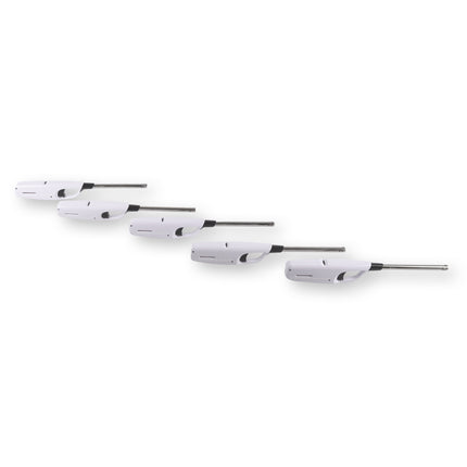 5x Compacte BBQ Starter – Wit - Navulbare Aansteker voor Snel en Gemakkelijk BBQ Aansteken – 4cm x 2cm x 28cm