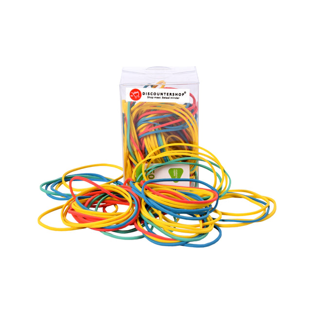 Rubberen Multi Elastiekjes | Lengte 8 cm Uitstekend tot 25 cm | Breedte 0.1cm | Sterke Haarelastiekjes voor Kinderen Meisjes Baby's Peuters | Uitdrukken Jezelf Met Deze Unieke Stijl 