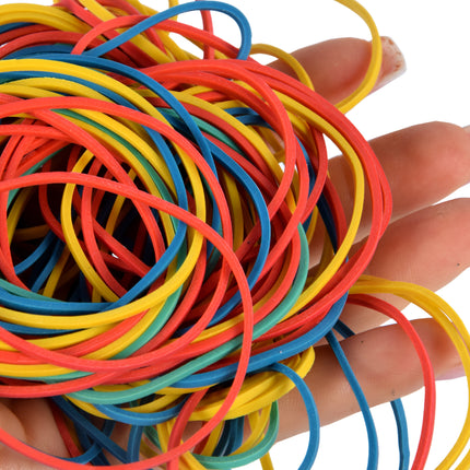 Rubberen Multi Elastiekjes | Lengte 8 cm Uitstekend tot 25 cm | Breedte 0.1cm | Sterke Haarelastiekjes voor Kinderen Meisjes Baby's Peuters | Uitdrukken Jezelf Met Deze Unieke Stijl 