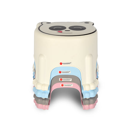 Opstapkrukje | voor Kinderen | Krukje | kunststof | Maximaal: 50 kg | Anti-slip | grijs | Opstapje | 29cm*26cm*21cm