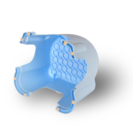 Opstapkrukje | voor Kinderen | Krukje | kunststof | Maximaal: 50 kg | Anti-slip | blauw | Opstapje | 29cm*26cm*21cm