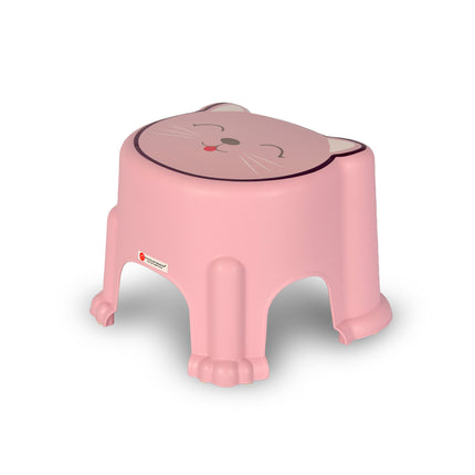 Opstapkrukje | voor Kinderen | Krukje | kunststof | Maximaal: 50 kg | roze | Opstapje | 29cm*26cm*21cm