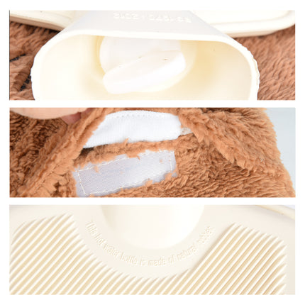 Camel Kinderkruik met Zachte Beer Hoes - 0.85L - Polyester en Natuurrubber - 29cm x 2cm x 29cm