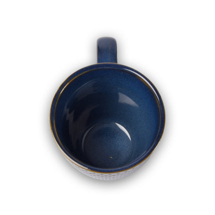 1x Luxe Keramische Beker Set - Koffie- en Theebekers, 200ml Capaciteit, blauw Kleur