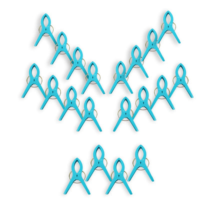 5setsx4pcs - in totaal- 20 stuks | Handdoekklemmen | blauw | Handdoekclips | Handdoekknijpers | Handdoekhaakjes | 15cm*10cm*3cm
