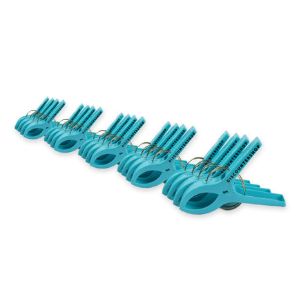 5setsx4pcs - in totaal- 20 stuks | Handdoekklemmen | blauw | Handdoekclips | Handdoekknijpers | Handdoekhaakjes | 15cm*10cm*3cm