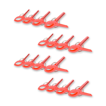 4 sets x 4pcs | Rood | Handdoekklemmen | Handdoekclips | plastic | Handdoekhaakjes | Handdoekknijpers | 15cm*10cm*3cm