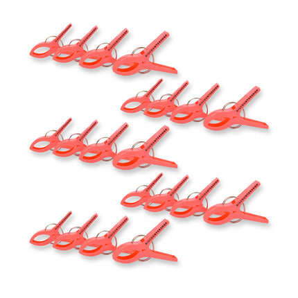 5 sets x 4pcs | Rood | Handdoekklemmen | Handdoekclips | plastic | Handdoekhaakjes | Handdoekknijpers | 15cm*10cm*3cm