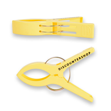 5 sets x 4 pcs | geel | Handdoekklemmen | Handdoekclips | plastic | Handdoekhaakjes | Handdoekknijpers | 15cm*10cm*3cm