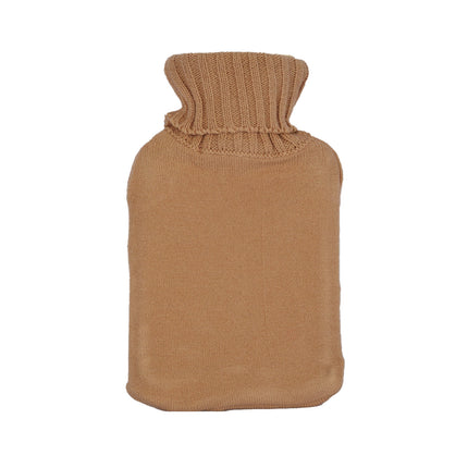 Warmwaterkruik met Hoes - 18cmx28cm - Grijs Mix - Polyester en Rubber - Winteraccessoires - Warmte Kerstcadeau