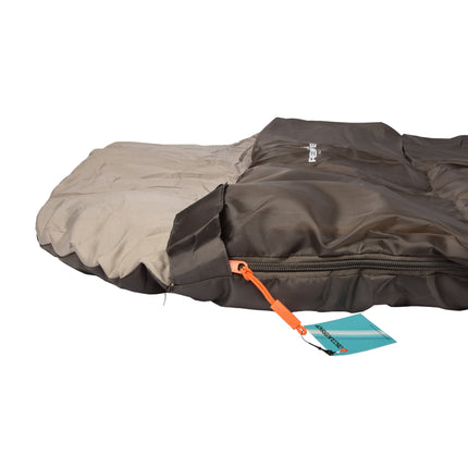 Hoogwaardige Chaki Slaapzak voor Trektochten - 230cm x 80cm x 50cm - 1320g - 1 stuk