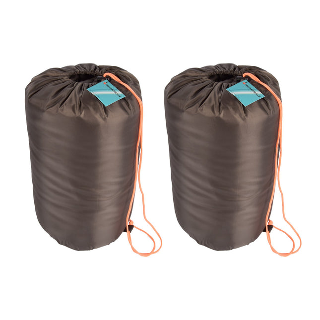 Trektocht Slaapzakken van Hoogwaardig Polyester - 230cm x 80cm x 50cm - 2640g - 2 stuks