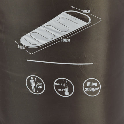 Trektocht Slaapzakken van Hoogwaardig Polyester - 230cm x 80cm x 50cm - 2640g - 2 stuks