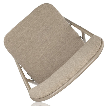 Klapstoelen Set van 4 | Beige Vouwstoelen | Inklapbare Eettafelstoelen | Comfortabele Vouwstoelenset voor Binnen en Buiten