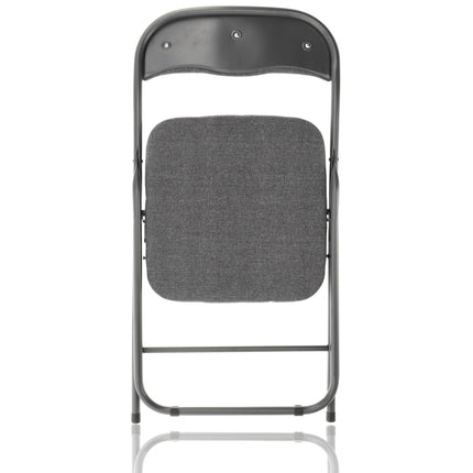 Set van 2 Opklapbare Stoelen - Compact en Lichtgewicht - Grijze Stoelen voor Binnen en Buiten