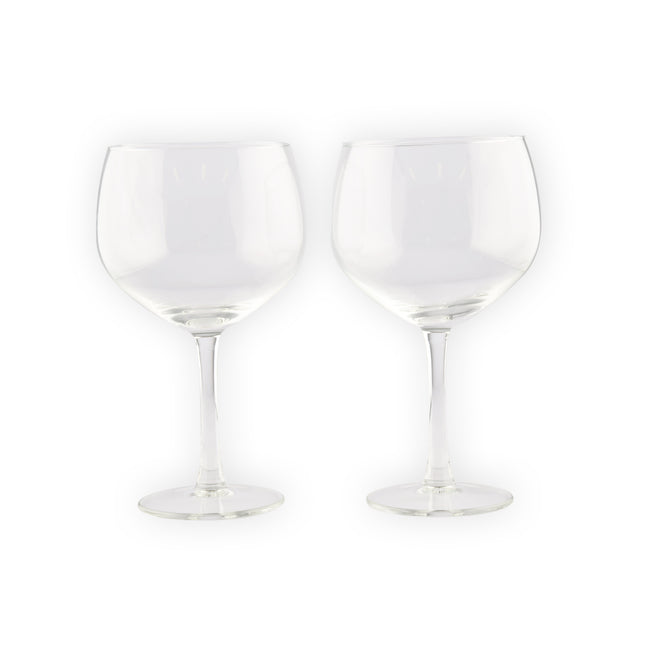 Luxe Transparante Gin-tonic Glazen 2 stucks Gin-tonic Glas 650ml - 4stuks - Hoogwaardig Glas - 10.5cm Diameter