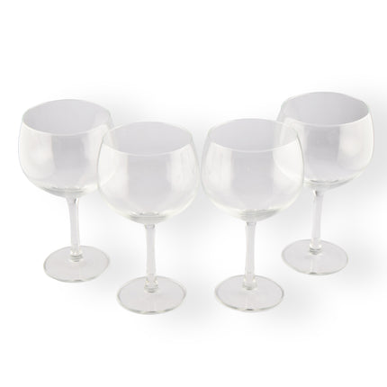 Luxe Transparante Gin-tonic Glazen Set -  Gin-tonic Glas 650ml - 4stuks - Hoogwaardig Glas - 10.5cm Diameter