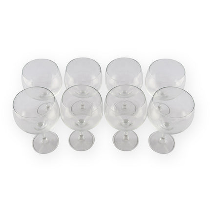Luxe Transparante Gin-tonic Glazen Set -  Gin-tonic Glas 650ml – 8 stuks - Hoogwaardig Glas - 10.5cm Diameter