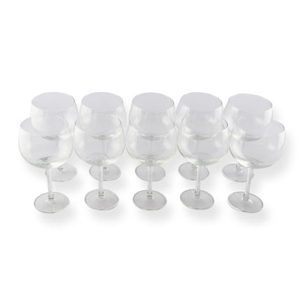 Luxe Transparante Gin-tonic Glazen Set - Gin-tonic Glas 650ml – 10 stuks - Hoogwaardig Glas - 10.5cm Diameter