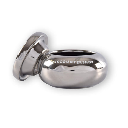 Set Van 3 Zilveren Dolomiet Asbakken - Perfect Voor Sigarettenas - Afmetingen 11cm Diameter: 6cm Hoogte - Luxe Rookaccessoire.