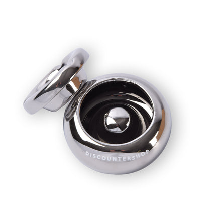 Set Van 3 Zilveren Dolomiet Asbakken - Perfect Voor Sigarettenas - Afmetingen 11cm Diameter: 6cm Hoogte - Luxe Rookaccessoire.