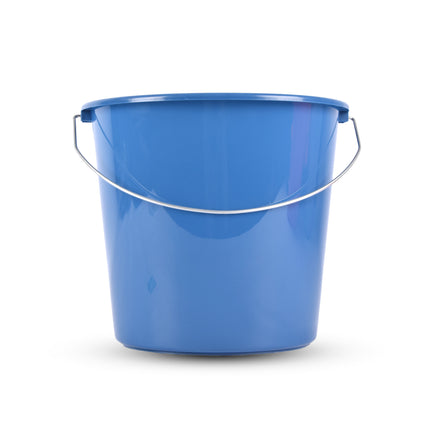 Multifunctionele Blauwe Emmer 10 Liter: Maak Schoonmaken Eenvoudiger - 28cm x 28cm x 25cm - Handig Wasemmer 