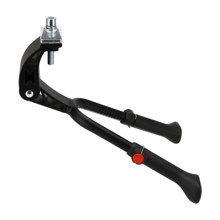 Dubbele Fietsstandaard Universeel - 28 Inch - Beste Dubbele Fietsstandaard voor Racefiets, Mountainbike & Meer - M9 x 30 mm Bevestigingsbout
