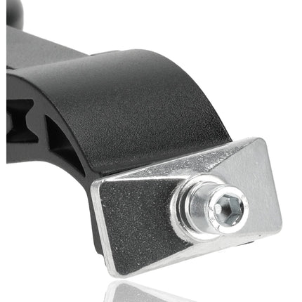 Dubbele Fietsstandaard Verstelbaar 24-28 Inch – Universele Tweepoot Fietsstandaard Racefiets & Mountainbike – Met M9 x 30 mm Bevestigingsbout – Zwart RVS – Goedkope Fietsaccessoire