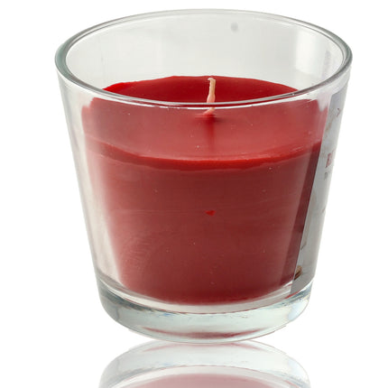 Geurkaars Berries -  Rood  - 30 uur Branduren - Goedkope Geurkaarsen voor Woonkamer & Slaapkamer