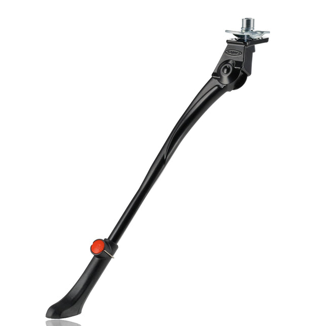 Verstelbare Fietsstandaard Enkel 24-28 Inch – Aluminium Zwart – Voor Stadsfiets, Transportfiets, Mountainbike & Hybridfiets | Fietsstandaard 24 26 28 Inch