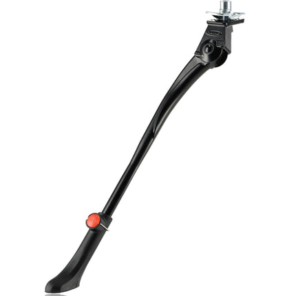 Verstelbare Fietsstandaard Enkel 24-28 Inch – Aluminium Zwart – Voor Stadsfiets, Transportfiets, Mountainbike & Hybridfiets | Fietsstandaard 24 26 28 Inch