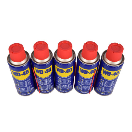 5x WD-40 Multispray van 200 ml - Roestverwijderaar