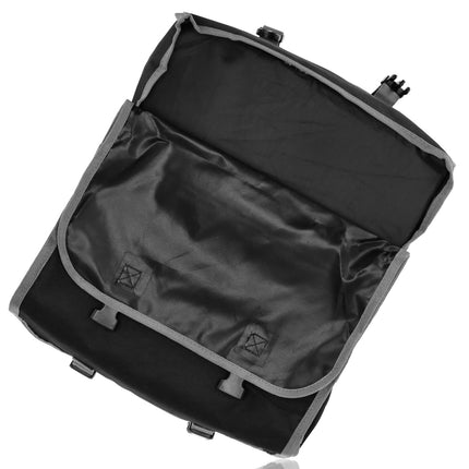 Sacoche double pour vélo Basic : sacoche en polyester pour vélo électrique d'une capacité de 32 litres, imperméable et facile à fixer 