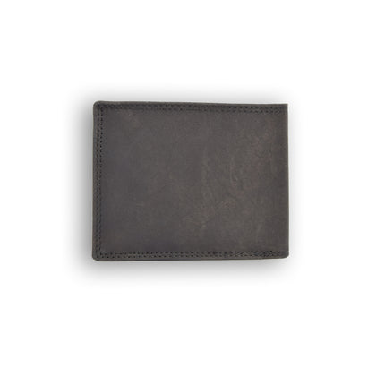 Luxe Leren Heren portemonnee |Dames portemonnee | Portemonne | Met 9 Pasjessleuven | Echt leder | RFID Anti-Skim Bescherming | Compact Formaat 12.5cm x 3cm x 10cm