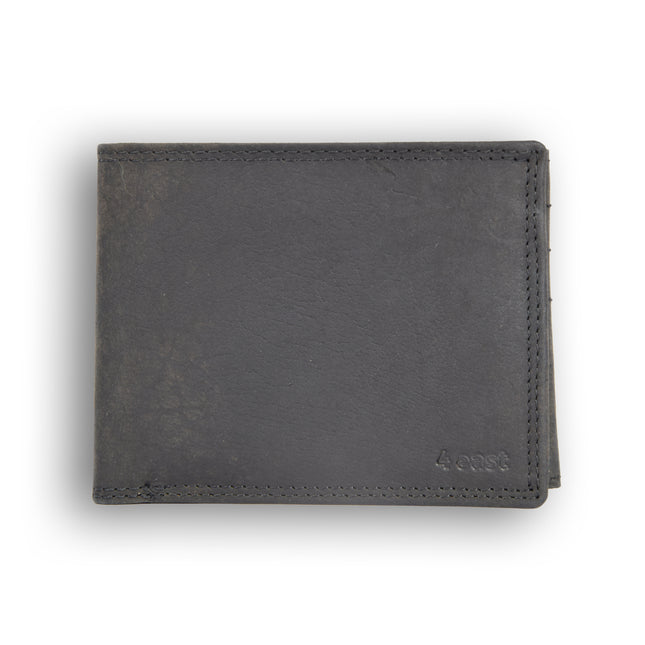 Luxe Leren Heren portemonnee |Dames portemonnee | Portemonne | Met 9 Pasjessleuven | Echt leder | RFID Anti-Skim Bescherming | Compact Formaat 12.5cm x 3cm x 10cm