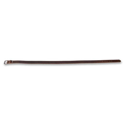 4East Unisex 100% Echt buffelleer  Riem - Bruin Broekriem - Maat 95 - Verstelbaar - 5 Gaten - Totale Lengte 111cm - Voor Dames en Heren