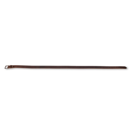 4East Unisex 100% Echt buffelleer Riem - Bruin Broekriem - Maat 105 - Verstelbaar - 5 Gaten - Totale Lengte 121cm - Voor Dames en Heren