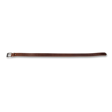 4East Unisex 100% Echt buffelleer Riem – bruin Broekriem - Maat 85 - Verstelbaar - 5 Gaten - Totale Lengte 101cm - Voor Dames en Heren