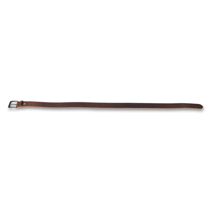 4East Unisex 100% Echt buffelleer Riem – bruin Broekriem - Maat 95 - Verstelbaar - 5 Gaten - Totale Lengte 112cm - Voor Dames en Heren