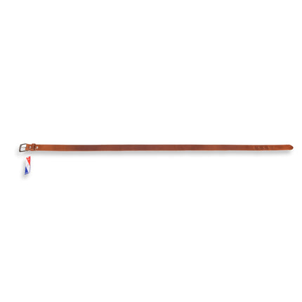 4East Unisex 100% Echt buffelleer Riem - Tan  Broekriem - Maat 105 - Verstelbaar - 5 Gaten - Totale Lengte 121cm - Voor Dames en Heren