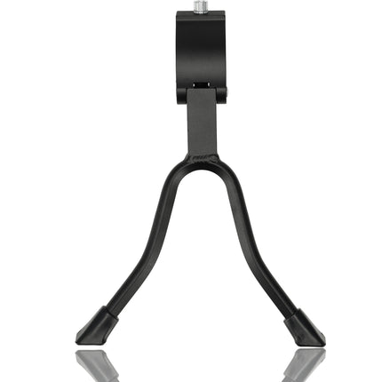 Universele Dubbele Fietsstandaard - 26-28 Inch | Zwart Staal & Aluminium | Roestvrij & Extra Stabiel | Geschikt voor Alle Fietsen & Accessoires