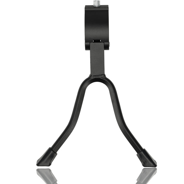 Universele Dubbele Fietsstandaard - 26-28 Inch | Zwart Staal & Aluminium | Roestvrij & Extra Stabiel | Geschikt voor Alle Fietsen & Accessoires