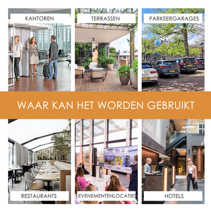 Staande Asbak Zwart | IJzer & Rubber | 55.5cm Hoog | Tuin, Balkon, Buiten & Binnen | Duurzame Asbak voor Thuis & Kantoor