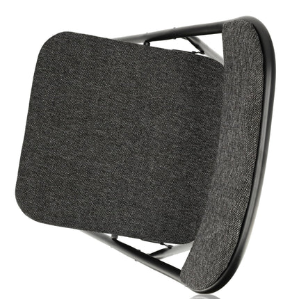 Set van 4 Zwarte Inklapbare Vouwstoelen - Compacte en Stevige Bijzetstoelen - Eettafelstoelen tot 100 kg Belastbaar