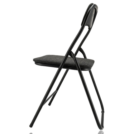 Set van 2 Opklapbare Stoelen - Compact en Lichtgewicht - Zwarte Stoelen voor Binnen en Buiten