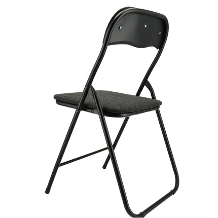 Klapstoel Vouwstoel  - inklapbare stoelen Vouwstoelen - Eettafelstoelen - Bijzetstoel Zwart - tot 100 kg