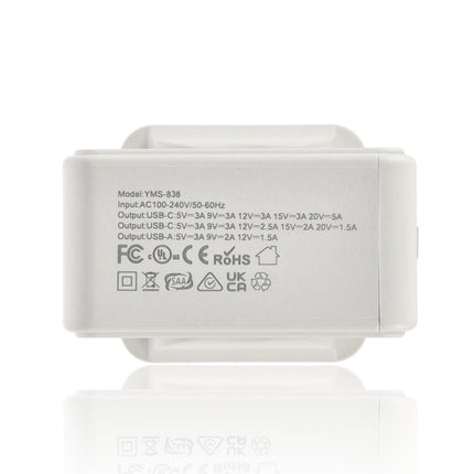 USB-C Snellader 240W – 8-Poorts GaN III Oplader met PD100W, PD30W & QC18W – Snelle USB-C Lader voor Laptop, Smartphone & Tablet