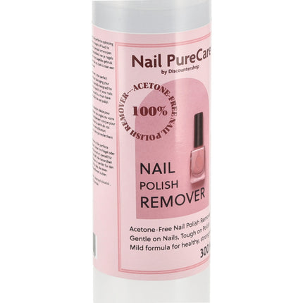 Professionele Nagellakremover Zonder Aceton – 300ml | Acetonvrij, Vegan, Hydraterend & Diervriendelijk