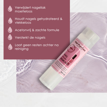 Professionele Nagellakremover Zonder Aceton – 300ml | Acetonvrij, Vegan, Hydraterend & Diervriendelijk